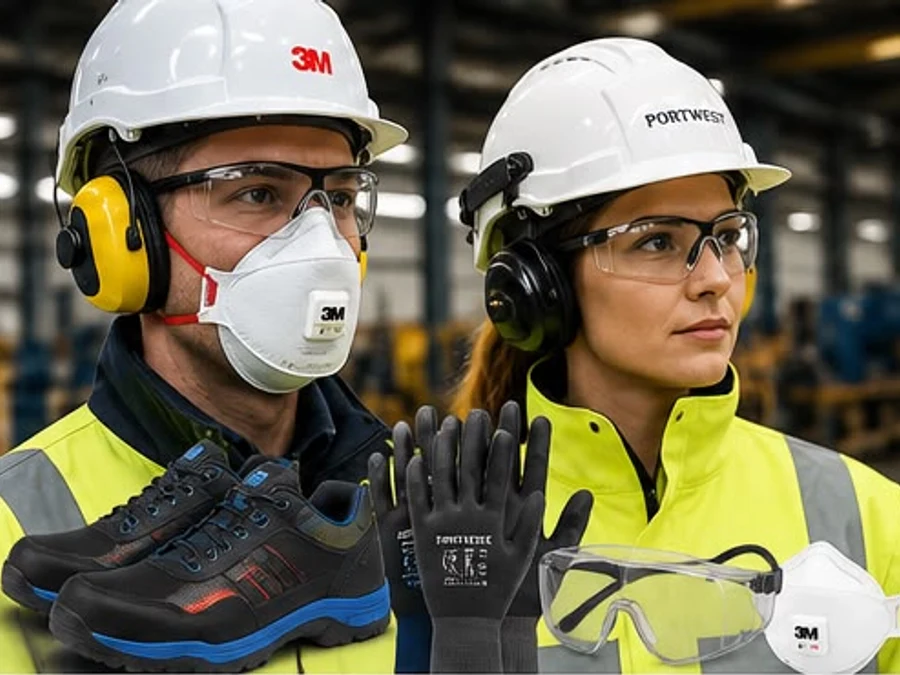 Echipamente de protecție 3M și Portwest pentru lucru industrial