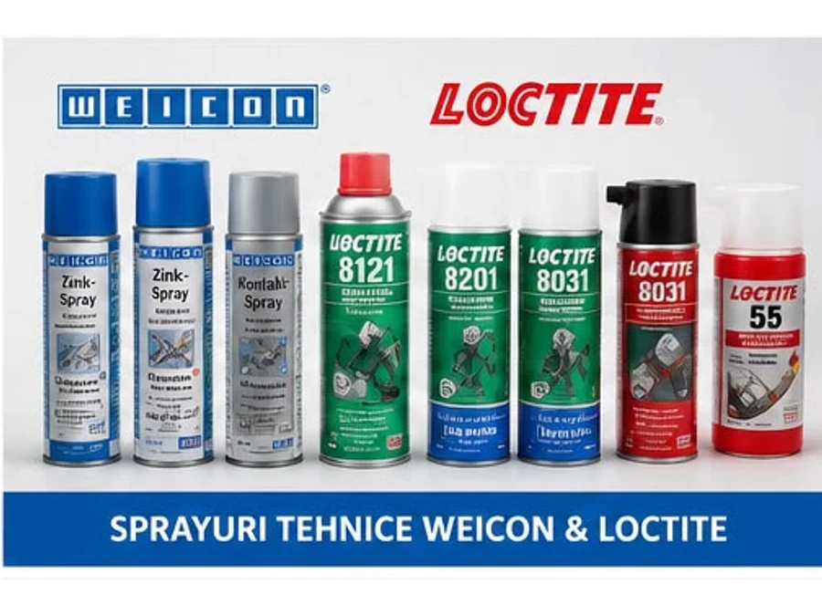 Spray-uri tehnice Weicon și Loctite