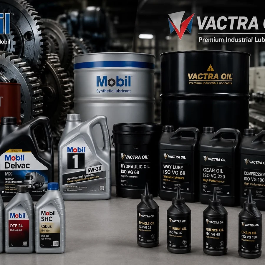 Uleiuri speciale SKF, Vactra Oil și Mobil